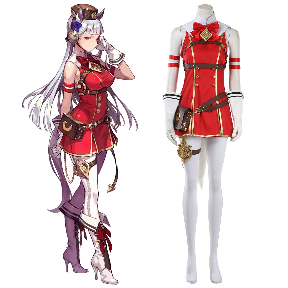 【In stock】Uma Musume: Pretty Derby Season 2 Gold Ship Cosplay Costume