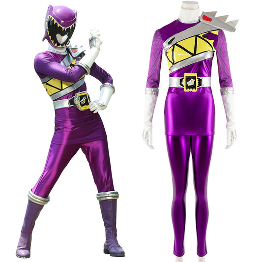 Power Rangers Dino Charge Dino Charge Purple Ranger Cosplay Costume