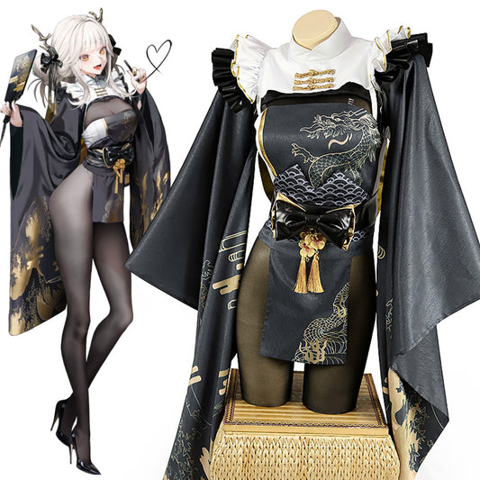 Goddess of Victory: Nikke Blanc White Rabbit Sexy Kimono Cosplay Costume