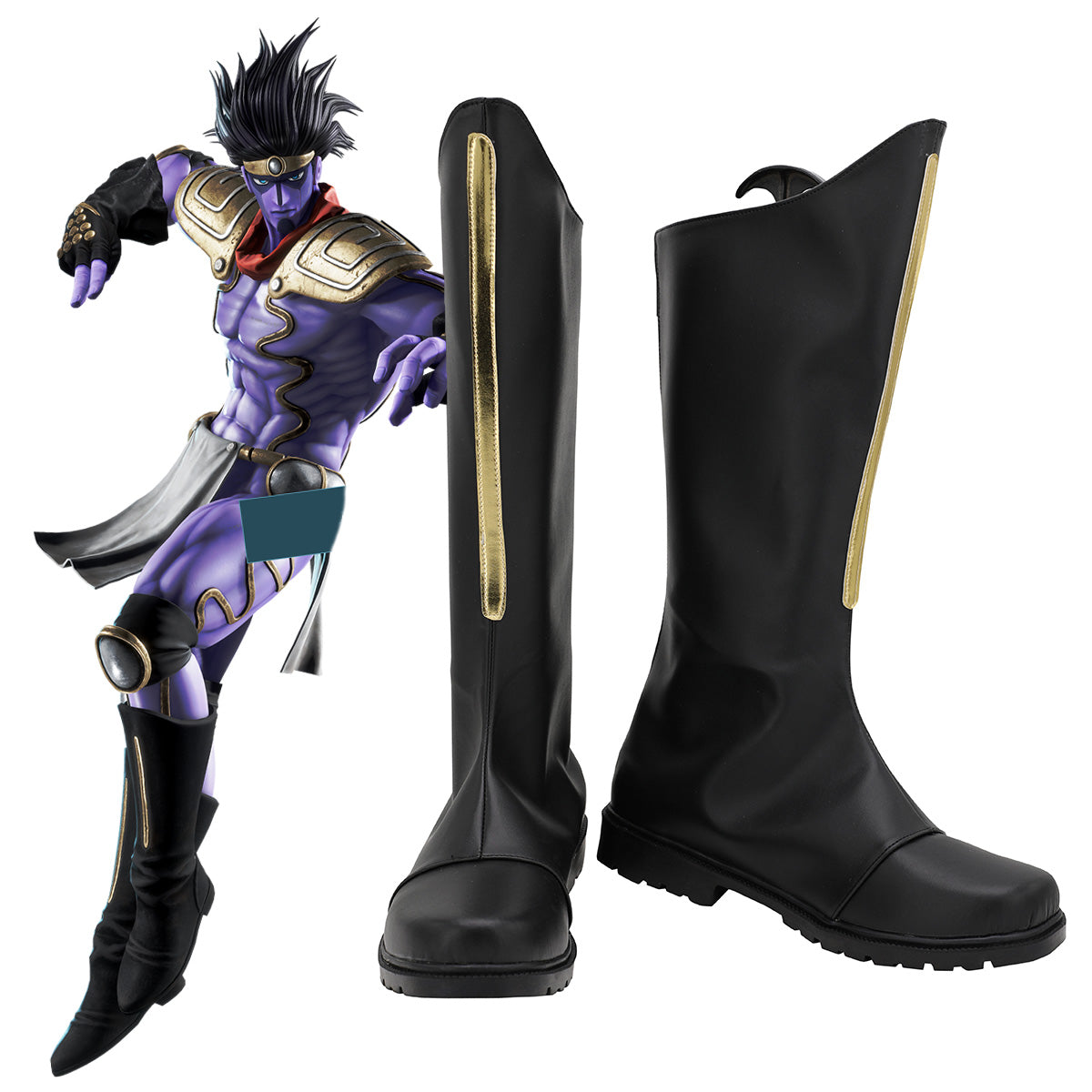 Akatsuki Deidara aus Naruto Halloween Weiße Schuhe Cosplay Stiefel