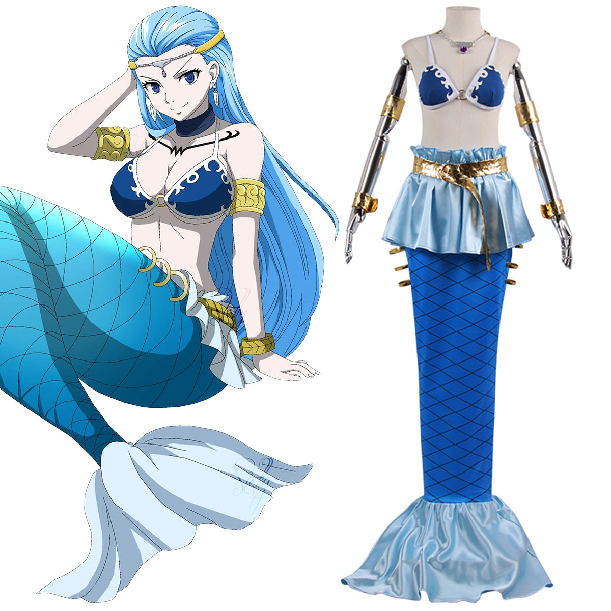 Fairy Tail Aquarius Cosplay Costume