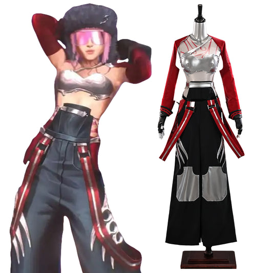 League Of Legends LOL K/DA FIRESTARTER Akali B Edition Cosplay Costume