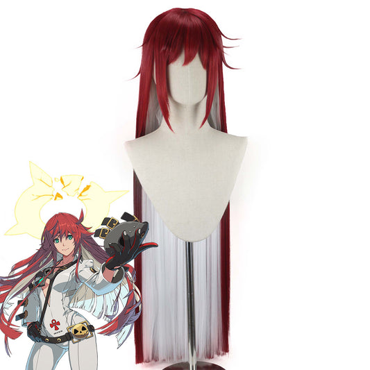 Guilty Gear STRIVE Jack-O' Jack O Valentine Red White Cosplay Wig