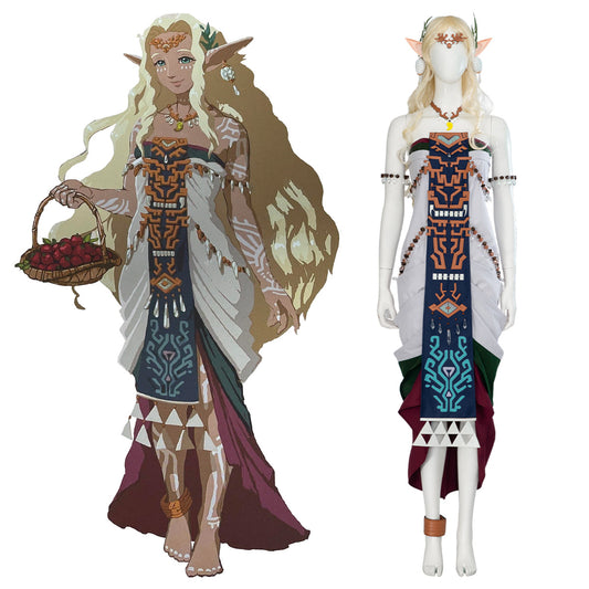 TLOZ: Tears of the Kingdom Queen Sonia Cosplay Costume