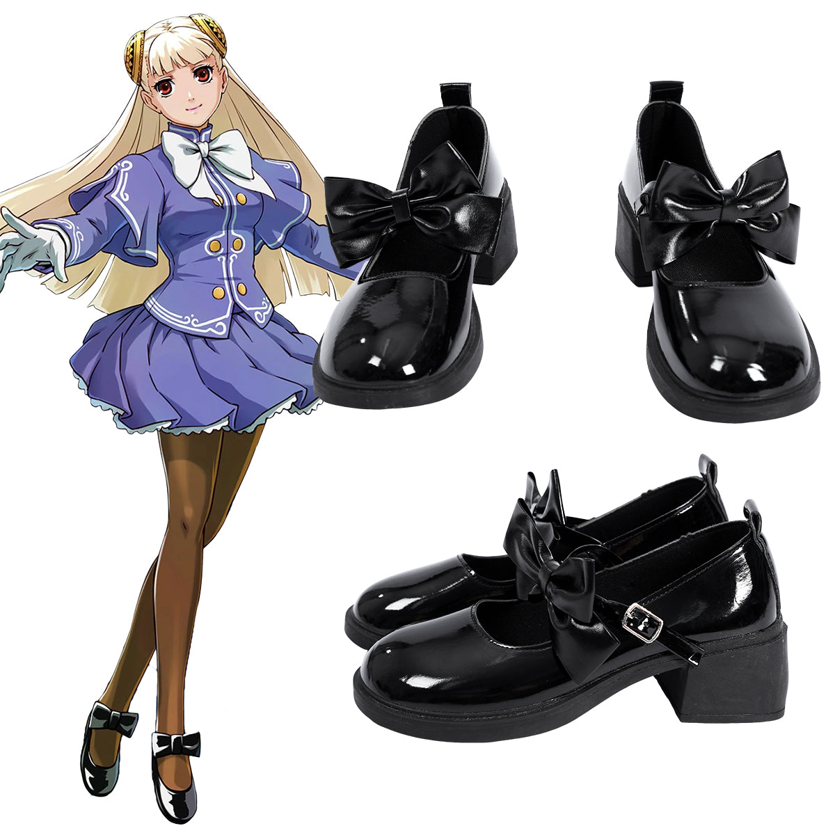 Akatsuki Deidara aus Naruto Halloween Weiße Schuhe Cosplay Stiefel