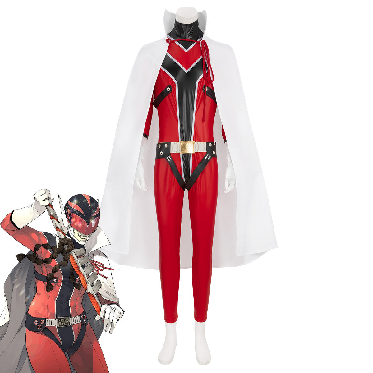 Go! Go! Loser Ranger! Sentai Daishikkaku Akabane Sousei Cosplay Costum ...