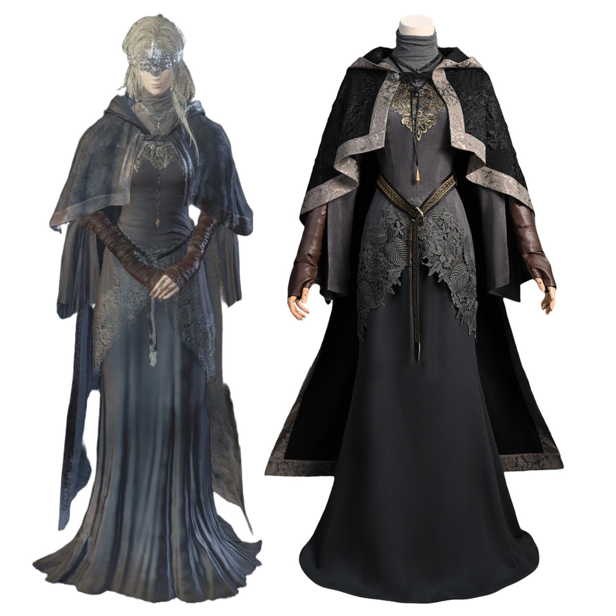 Dark Souls III 3 Fire Keeper Firekeeper Halloween Premium Edition Cosplay Costume