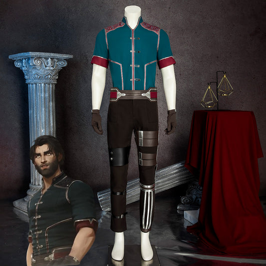 Arcane Season 2 League of Legends LOL Arcane Jayce Green Cosplay Costume