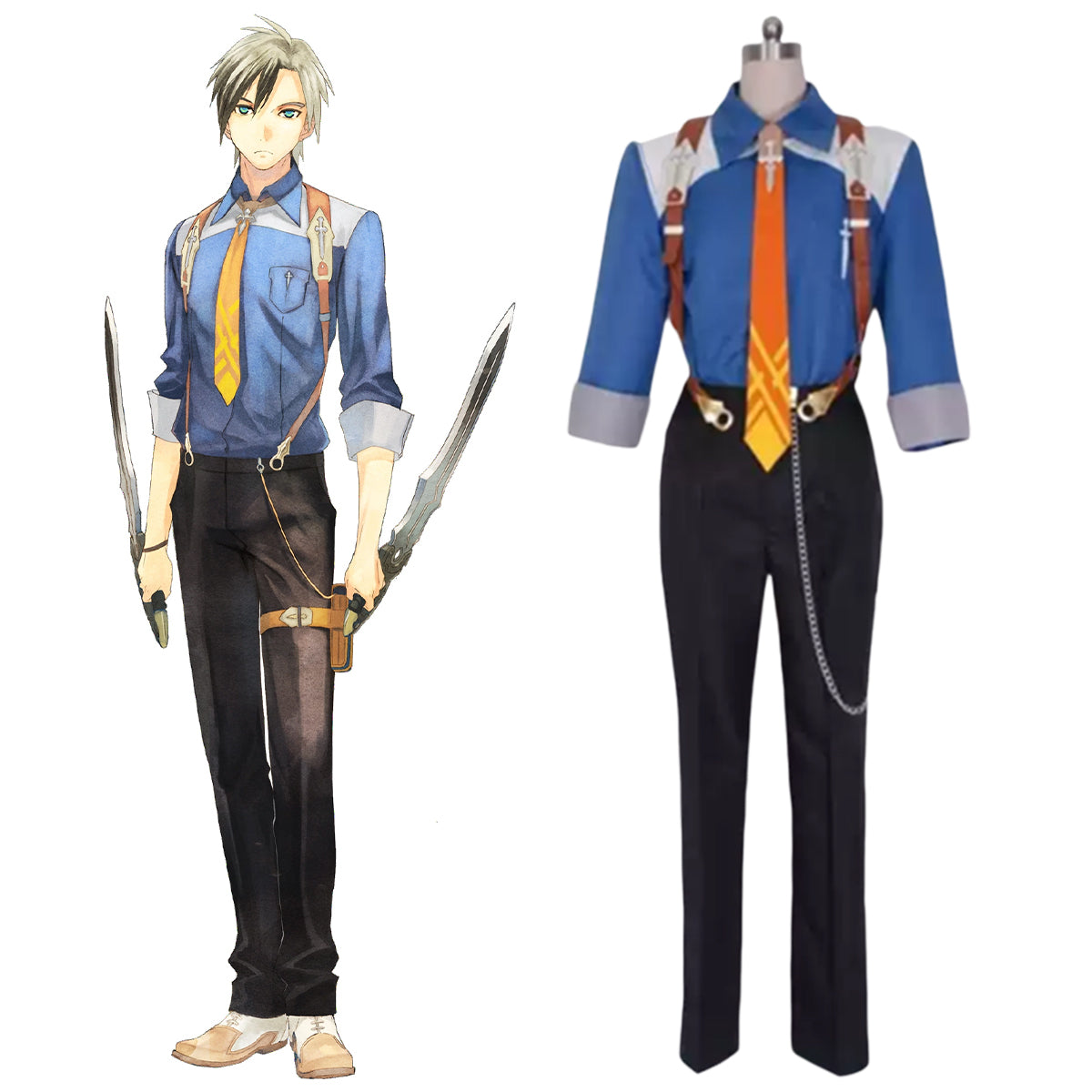 Tales of Xillia 2 Ludger Will Kresnik Cosplay Costume