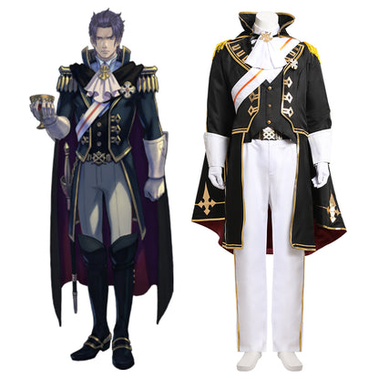 The Great Ace Attorney Chronicles The Grim Reaper of the Old Bailey Barok van Zieks Cosplay Costume