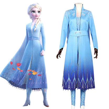 Frozen 2 Elsa New Edition Cosplay Costume