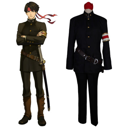Ace Attorney Kazuma Asōgi Kazuma Asogi Cosplay Costume