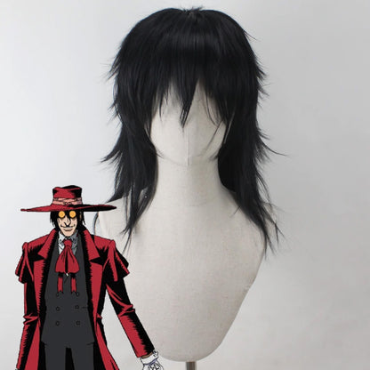 Hellsing Alucard Black Cosplay Wig