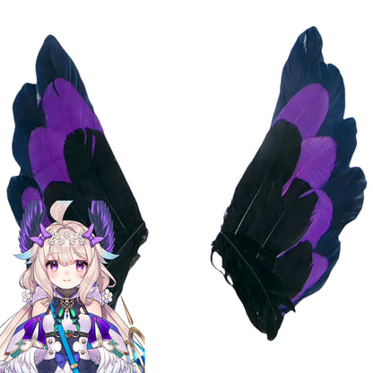 Virtual YouTuber NIJISANJI Enna Alouette Headwear Wings Cosplay Accessory Prop
