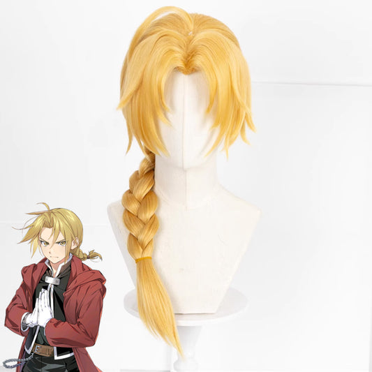 Fullmetal Alchemist Brotherhood FA Edward Elric Golden Cosplay Wig