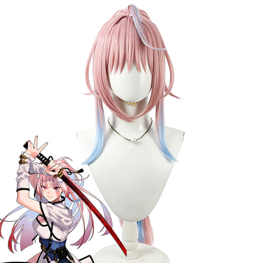 Gokurakugai Nei Takarai Pink Cosplay Wig