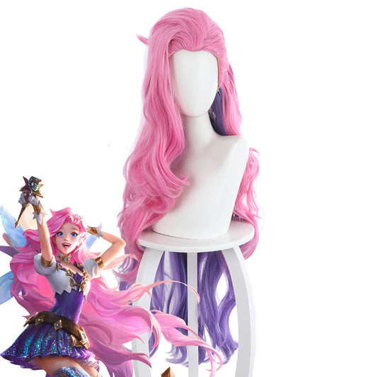 League Of Legends LOL The Starry-Eyed Songstress Pink Cosplay Wig