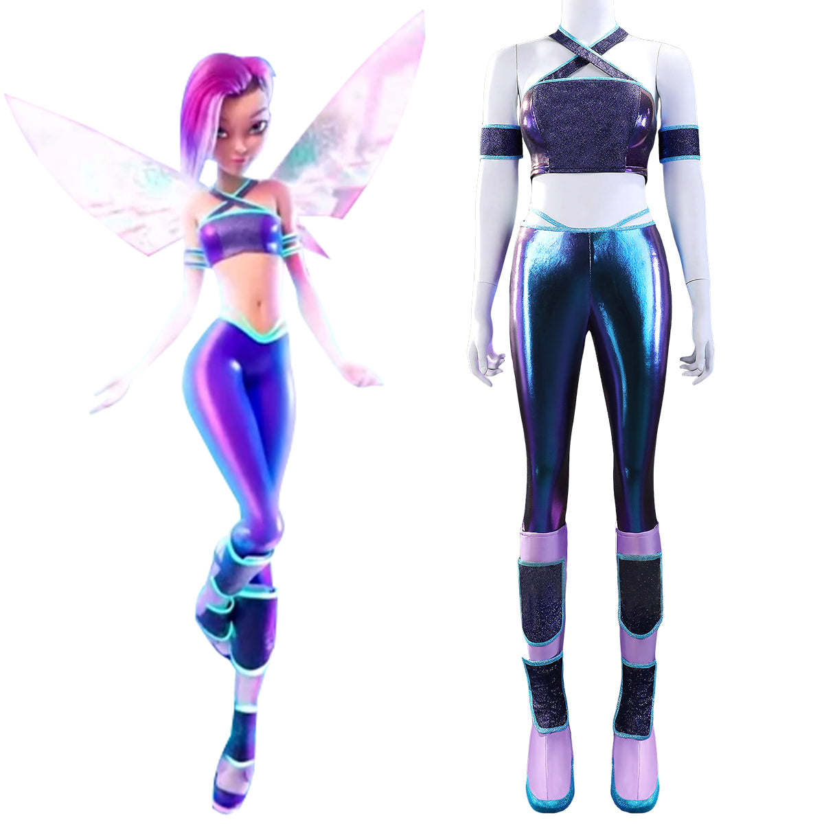 Winx Club: The Magic Is Backt Tecna Cosplay Costume
