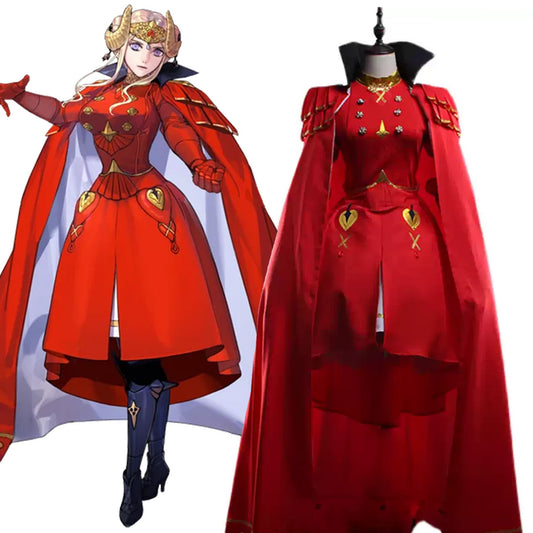 Emblema de fuego: tres casas Edelgard Von Hresvelg nueva edición disfraz de Cosplay