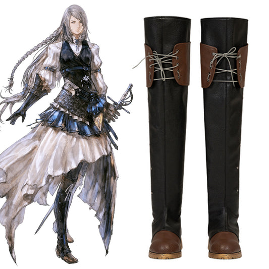Final Fantasy XVI 16 Jill Warrick Shoes Cosplay Boots