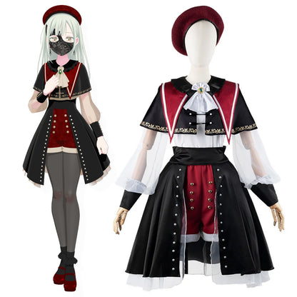 BanG Dream! Ave Mujica Mutsumi Wakaba Mortis Cosplay Costume