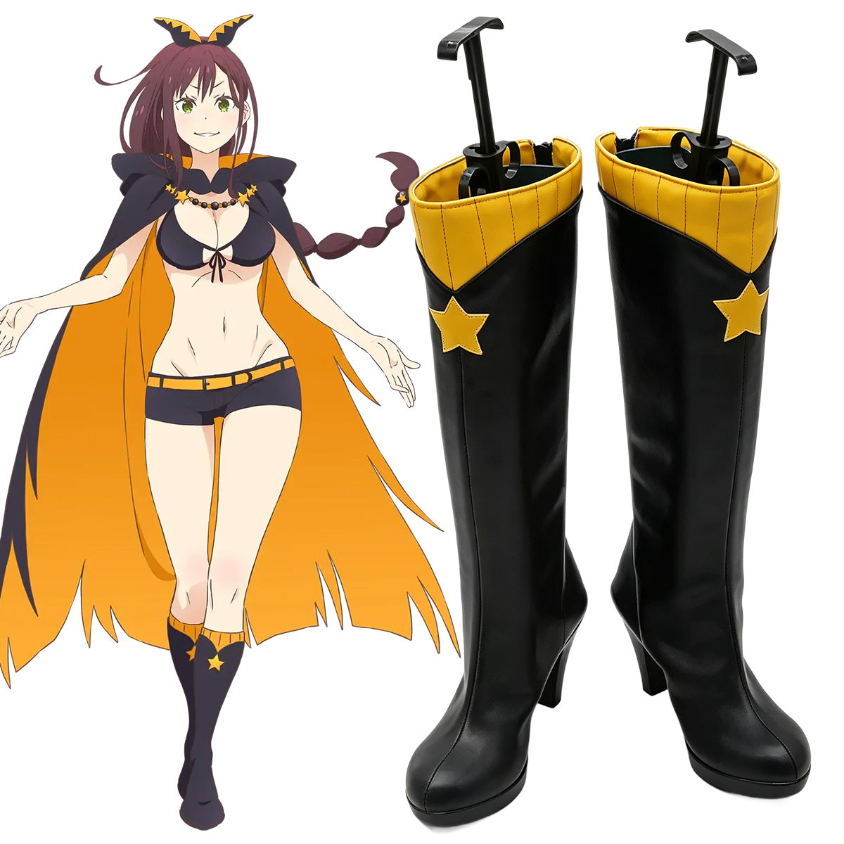 Akatsuki Deidara aus Naruto Halloween Weiße Schuhe Cosplay Stiefel