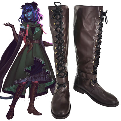 Akatsuki Deidara de Naruto Halloween zapatos blancos botas de Cosplay