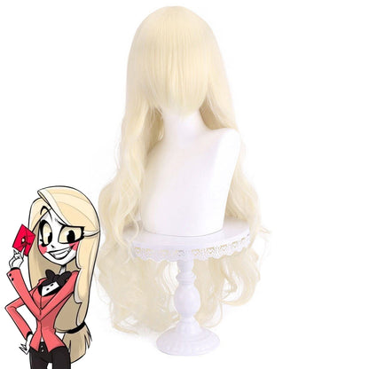 [in stock]Hazbin Hotel Charlie Golden Cosplay Wig