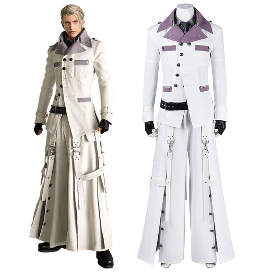 Final Fantasy VII FF7 Remake Rebirth Revelation Rufus Shinra Cosplay Costume