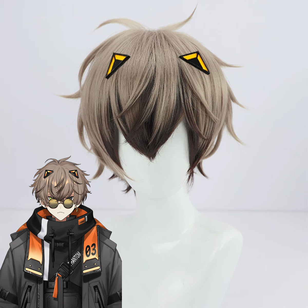 Chainsaw Man Denji Goldene Cosplay Perücke