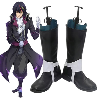 That Time I Got Reincarnated as a Slime Diablo Black Shoes Cosplay Boots