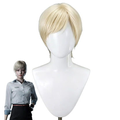 RE 9 RE Requiem Sherry Golden Cosplay Wig