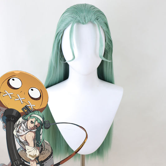 Guilty Gear Strive A.B.A ABA Green Cosplay Wig