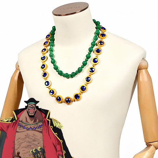 One Piece Blackbeard Marshall D Teach Necklace Cosplay Accessory Prop