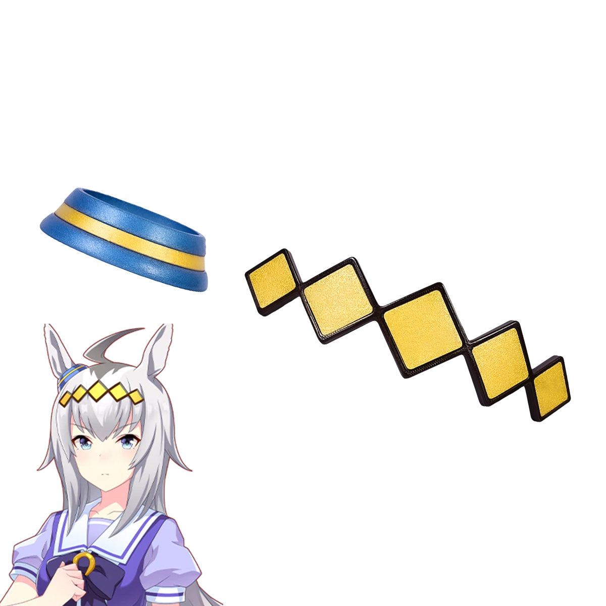 Uma Musume Oguri Cap Head Wear Cosplay Accessory Prop