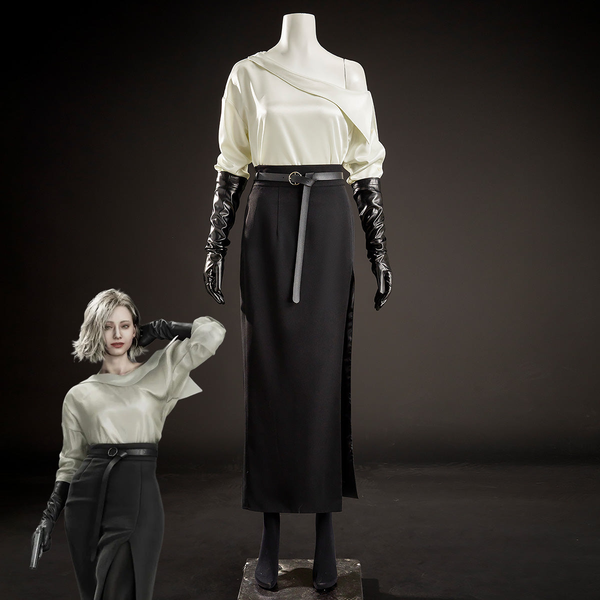 RE 9 RE Requiem Grace Film Noir Cosplay Costume