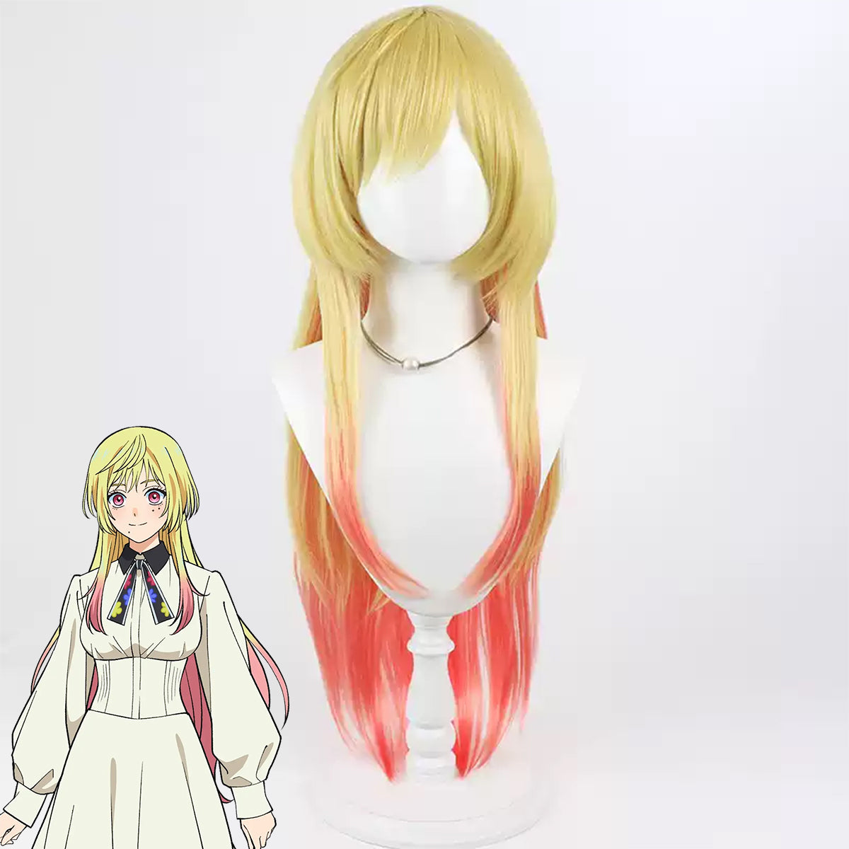 Honkai: Parrucca cosplay d'argento di Star Rail Arlan