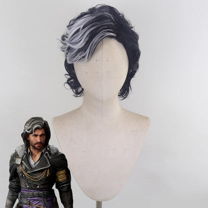 Clair Obscur: Expedition 33 Verso Black Cosplay Wig