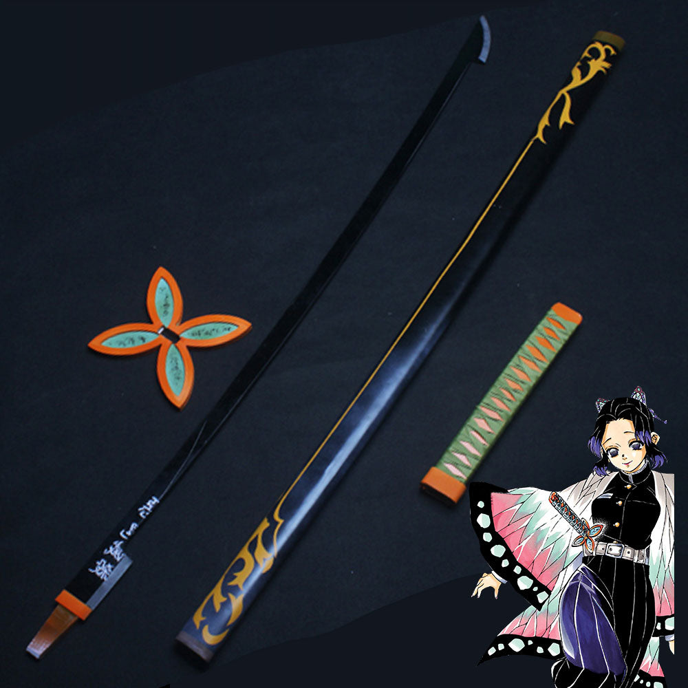 Demon Slayer: Kimetsu No Yaiba Shinobu Kochou Sword Cosplay Weapon Prop