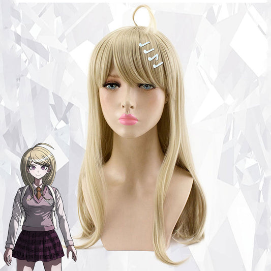 Danganronpa V3: Killing Harmony Akamatsu Kaede Yellow Cosplay Wig