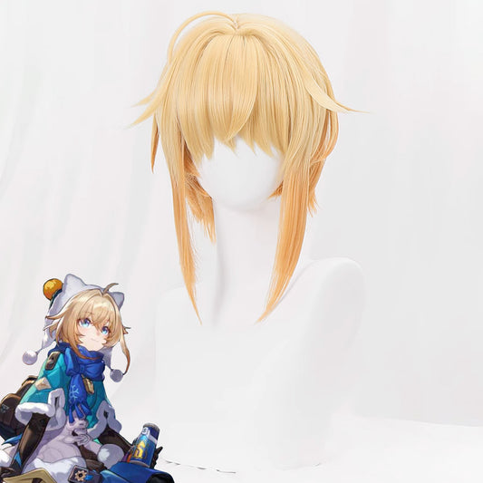 Honkai: Star Rail Lynx Golden Cosplay Wig