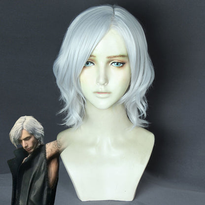 Devil May Cry 5 V White Cosplay Wig