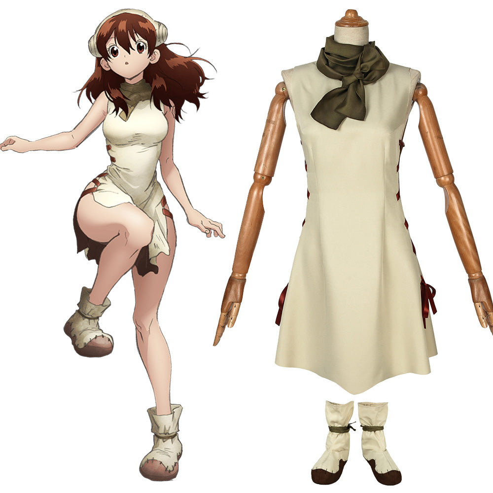 Dr.Stone Yuzuriha Ogawa Cosplay Costume B Edition