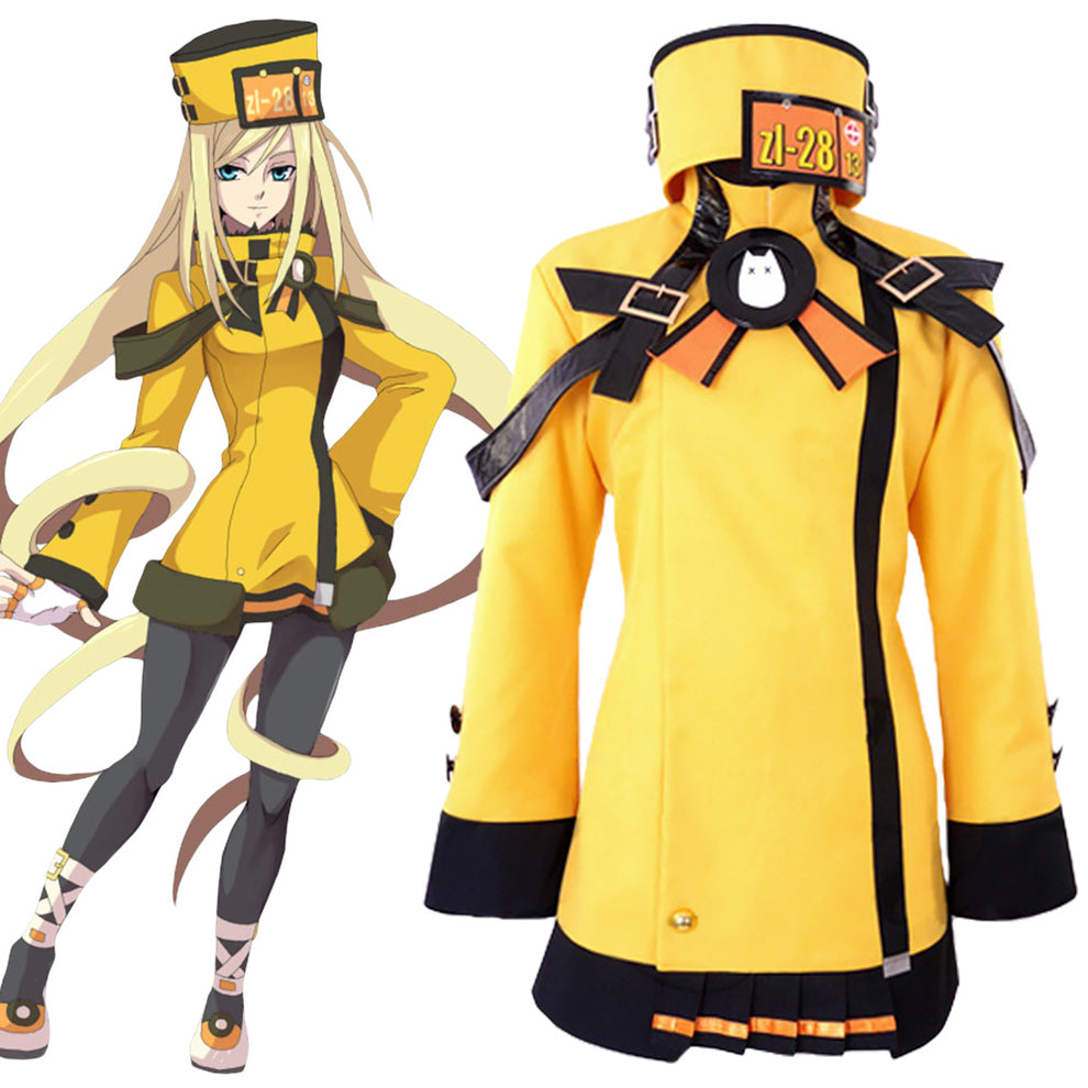 Guilty Gear Millia Rage Yellow Cosplay Costume – Gcosplay