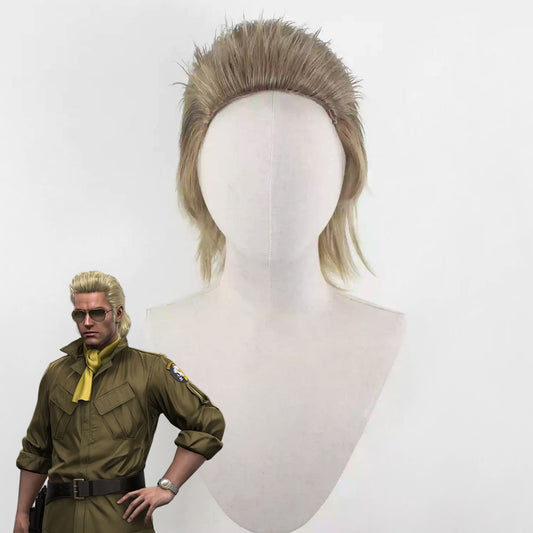 Motosega Uomo Denji Parrucca Cosplay Dorata