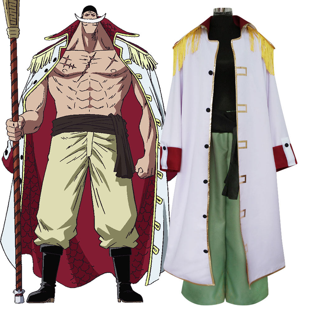 One Piece Edward Newgate Whitebeard Cosplay Costume