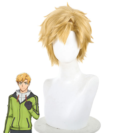 Medalist Tsukasa Akeuraji Golden Cosplay Wig