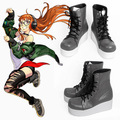 Akatsuki Deidara aus Naruto Halloween Weiße Schuhe Cosplay Stiefel