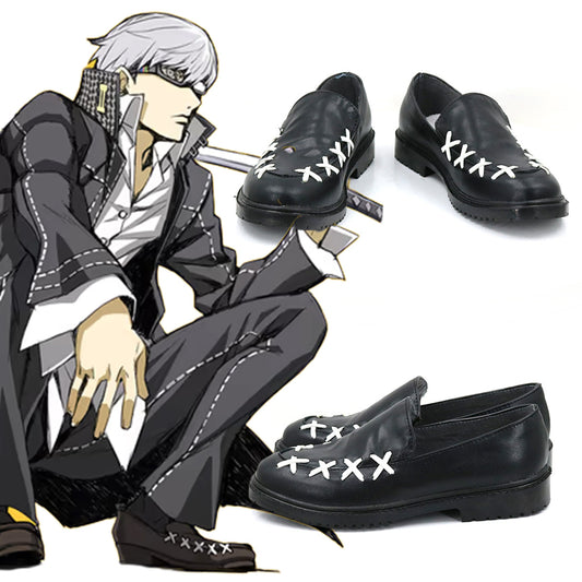 Persona 4 Yu Narukami Black Cosplay Shoes