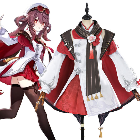 Genshin Impact Lantern Rite 5.3 Version Hu Tao New Skin Cosplay Costume